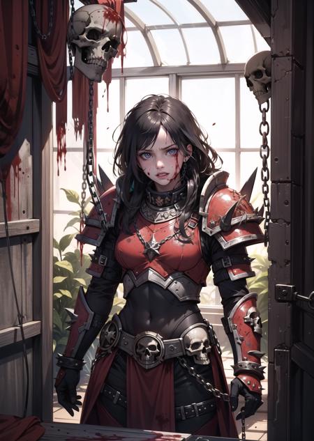 193632-1314438589-(solo, 1girl, crazy eyes, blood on face, blood on clothes) (digital) ( in detailed greenhouse,  (spiked armor, chain)) , best qu.png